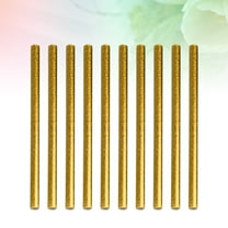 GOOHOCHY  100 Pcs Hot Melt Adhesive Glue Sticks Diy Glitter Child Golden