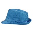 thumbnail image 3 of Sombrero de jazz TANGJMXG con lentejuelas brillantes y LED 58 cm, 3 of 4