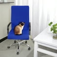 thumbnail image 2 of PiccoCasa Stretchy Office Chair Slipcover Swivel Computer Chair Cover, Blue Large, 2 of 6
