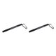 thumbnail image 1 of Yuarrent Metal Glass Fly Fishing Water Sea Fishing Accessory Stream Negro 5.7 pulgadas 2piezas, 1 of 1