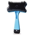thumbnail image 1 of Brosse Slicker Peigne Massant Doux pour Enlever les Poils d'Animaux Peigne de Toilettage pour Chiots, 1 of 10
