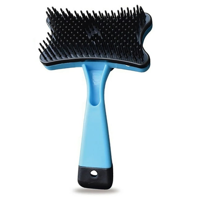 Brosse Slicker Peigne Massant Doux pour Enlever les Poils d'Animaux Peigne de Toilettage pour Chiots