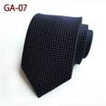 thumbnail image 4 of Silk Plaid Ties Men Stropdassen Wedding Cravate Pour Homme Jacquard Woven Necktie Party Business Formal E4, 4 of 5