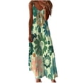 thumbnail image 1 of Vestidos de Verano de las Mujeres sin Mangas Estampados Colgantes, Estilo Casual Suelto para las Vacaciones, la Fiesta Y el Uso Diario de Primavera, 1 of 5