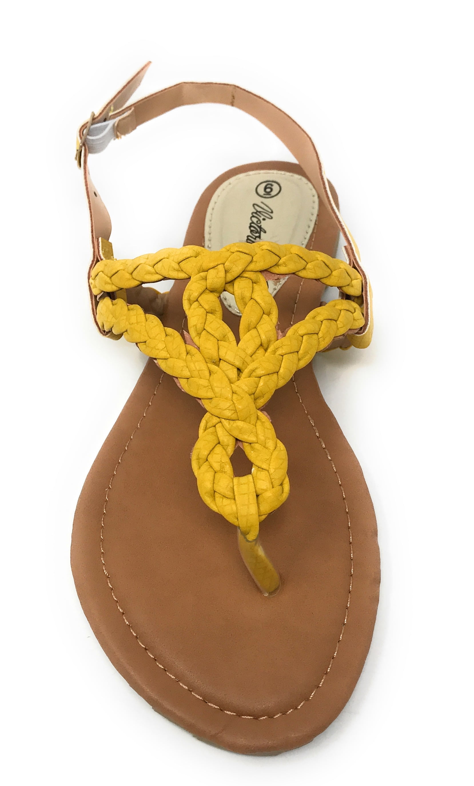 Victoria K Women's Braided Design Sandals