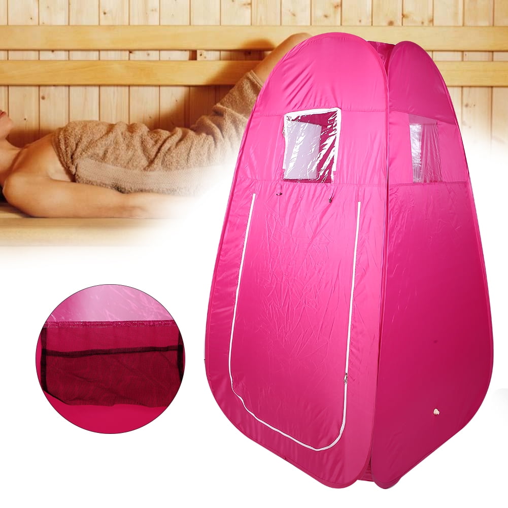 Qiilu Sauna Tent,Portable Sauna Tent,Sauna Tent Portable Folding Large Space Outdoor Beach Dressing Changing Room