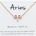 thumbnail image 1 of Minnieouse Collar del zodiaco de un solo símbolo del tema de las constelaciones con colgante de tarjeta de exhibición para los regalos del festival del Ropa, zapatos y accesorios Miscelánea Aries Minnieouse AP009338-22, 1 of 6
