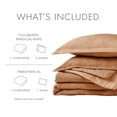 thumbnail image 3 of Regency Heights 3-Piece King/Cal King Bedding Set, Reversible Comforter with Shams, Burnt Orange, Solid Color, 3 of 9