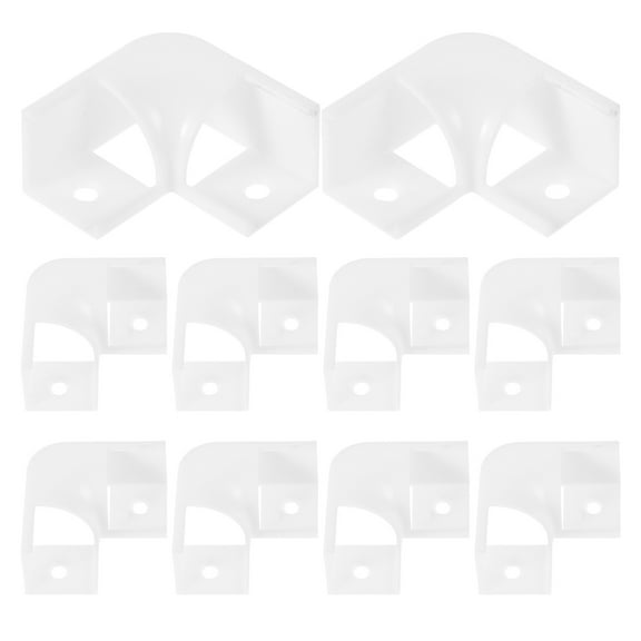 MRLESS 10pcs Led Strip Light Corner Connector Kit V Shape Plastic 90 Degree Light Corners Connection Connector For Corner Lights Strip Turning Channels