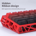 thumbnail image 4 of Magnetic Switch Gaming Keyboard, 61-Key 60% Layout, 6-Color Skeleton Hollow Case, RGB Backlit, Full N-Key Rollover, Hot-Swappable Adjustable Magnetic Switches, Backlit PBT Keycaps, 4 of 8