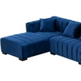 thumbnail image 5 of Williamspace 139" Sectional Sofa Couch for Living Room, Modern Luxury L Shaped Sofa with Ottoman, 5 Seats Upholstered Sofa Couch Furniture Set with 5 Pillows, 5 of 6