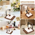 thumbnail image 7 of Wood Napkin Holder for Table Napkin Dispenser with Metal Weighted Arm Wooden Ball Square Cocktail Paper Holder for Kitchen Office Restaurant Cafe Home Decor, 7 of 7