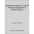 thumbnail image 1 of Pre-Owned Questions & Answers: Criminal Procedure (Questions & Answers Series) (Paperback) 1422417441 9781422417447, 1 of 1
