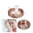 thumbnail image 4 of 6PCS 99.9% Pure Copper Rings Jewelry Set for Women, Magnetic Copper Rings, 2.3 inches Adjustable, 4 of 7