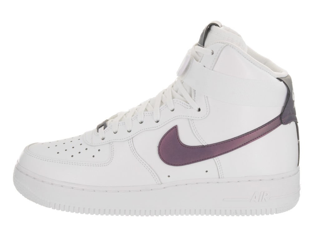 Nike Air Force 1 '07 LV8 Reflective Swoosh (us_Footwear_Size_System, Adult,  Men, Numeric, Medium, Numeric_9_Point_5) White