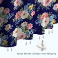thumbnail image 6 of Daisy Pioneer Flower and Sunflowers Modern Waterproof Shower Curtain Set with 12 Hooks, Washable Decorative Bathroom Shower Curtain, 6 of 6