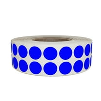 Round Dot Sticker Rolls Diameter Labels in Blue 0.70 (17mm) 1220 Pack by Royal Green