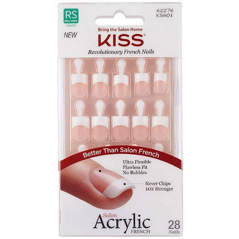 Kiss Salon Acrylic French Nails - Halo Effect - Walmart.com Kiss Salon Acrylic French Nails - Halo Effect - Walmart.com