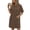 Brown, variant on Plus Size Summer Dresses for Women 2026 Crew Neck Short Sleeve Loose T Shirt Mini Dress with Dual Side Pockets