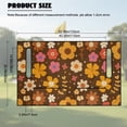 thumbnail image 7 of Uorisanigo Golf Cart Seat Covers Soft Aesthetic Flowers Print Golf Cart Seat Towel Blanket Universal Fit for Club Car 2-Person, Easy to Intall Golf Cart Accessories with 4 Front Pockets, 7 of 7