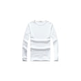 thumbnail image 1 of Minnieouse Top básico para hombre, ropa interior cálida de otoño, Base para clima frío, ropa de Color sólido, Jersey informal de ocio, deportes, Camisetas L Espesar blanco Minnieouse  AP013161-02, 1 of 6
