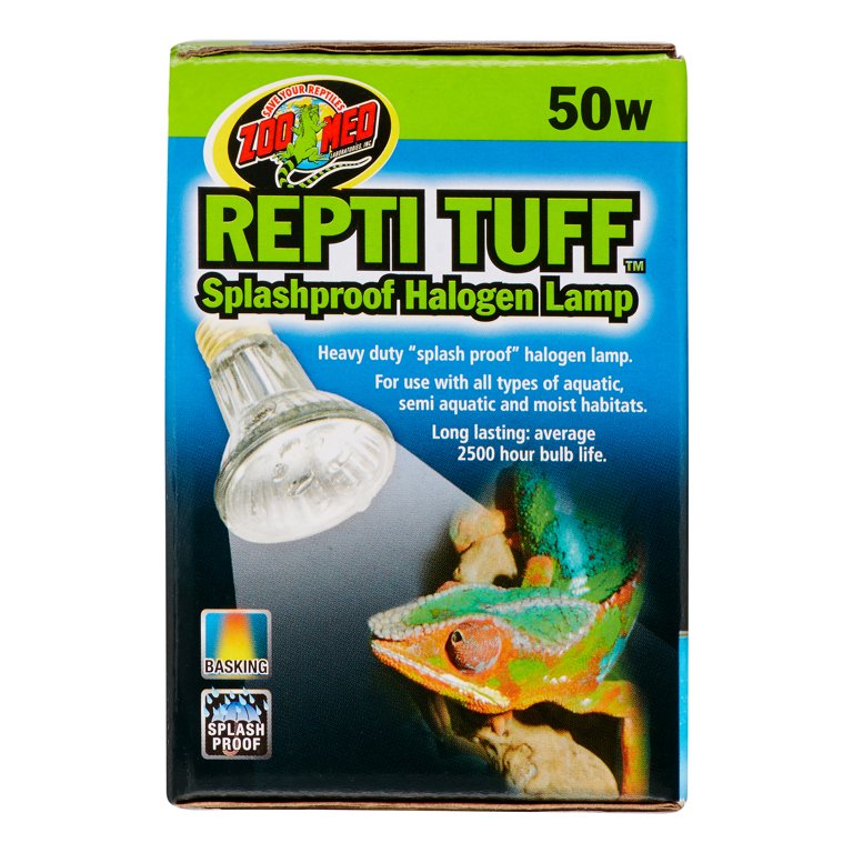 Zoo Med Repti Tuff Splashproof Halogen Lamp, 50 Watt - Walmart.com