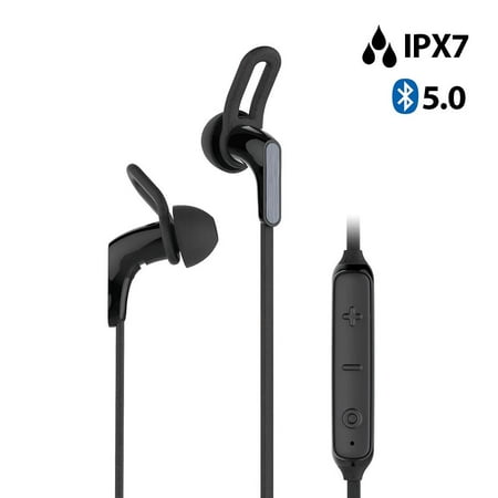 2019 New Avantree HS134 Micro-Size Mini Bluetooth 5.0 Earbuds for Running, IPX7 Waterproof Sports Headphones, 9-Hour Play Time Earphone for Workout, Gym, Cycling, Hiking, Training, (Best Earphones For Gym 2019)