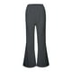 thumbnail image 5 of Odeerbi 5-14 Años Niñas Pantalones Acampanados Pantalones Casual Color Sólido Cintura Ajustable Con Bolsillo, 5 of 5
