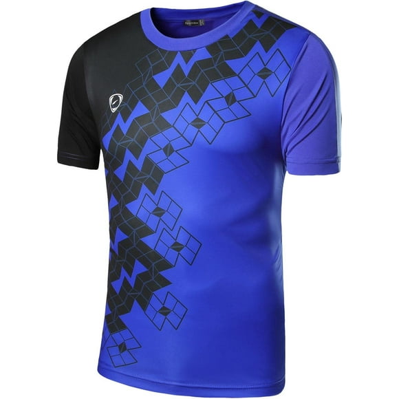 Sportides T-Shirts Respirants à Manches Courtes pour Grands Garçons LBS706 Bleu TG