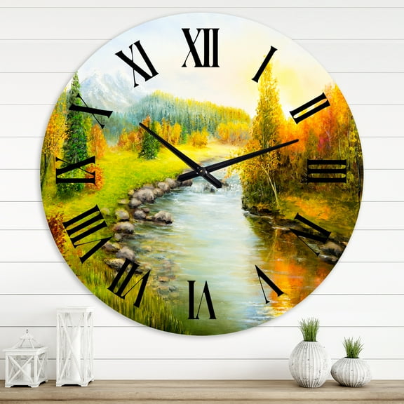 Designart 1 in Quartz Wall Clock