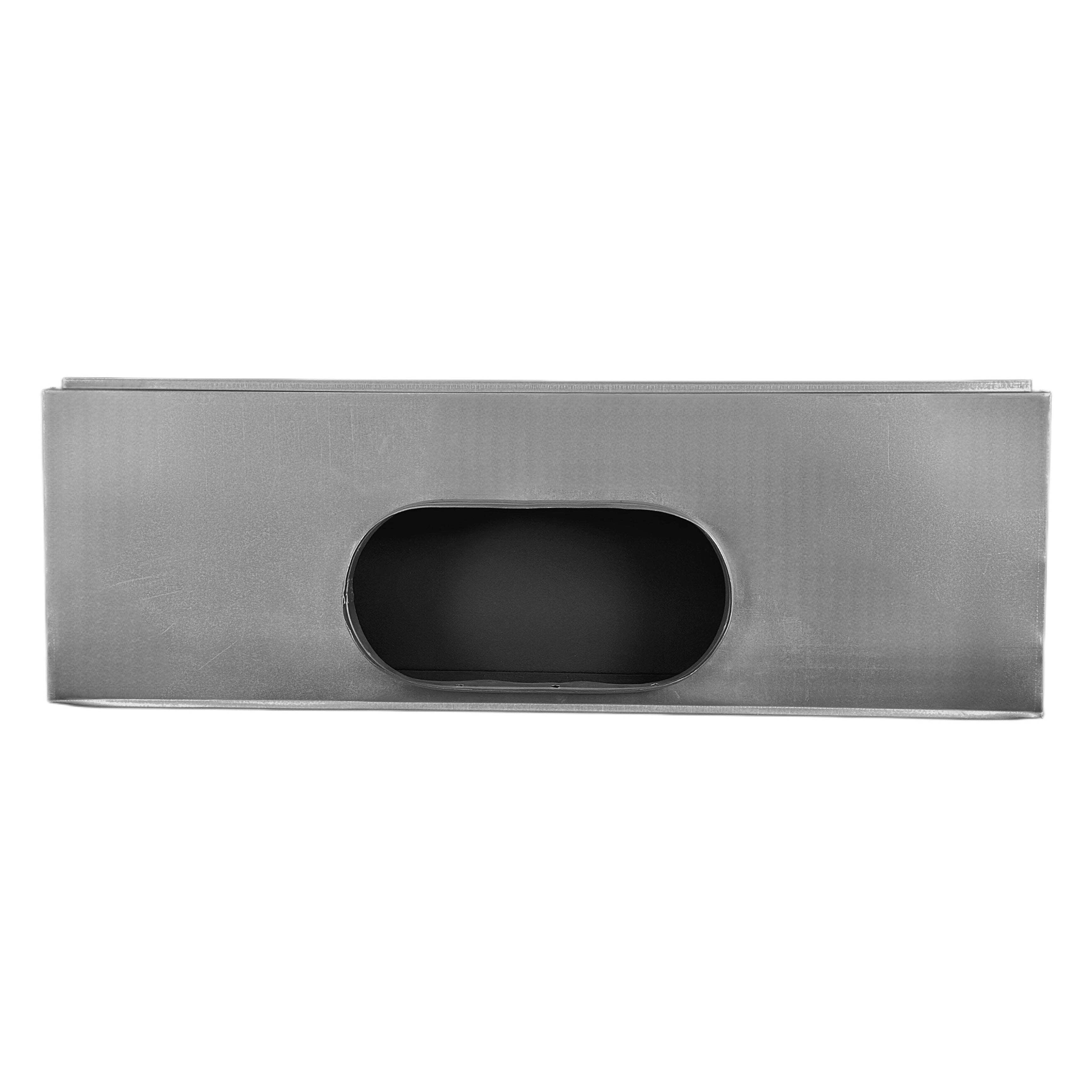 BUILDMART - 36" Plenum Box for [36" Linear Slot Diffuser - 3 Slot - Triple Slot] Premium Insulated Plenum Box for Heating and Cooling