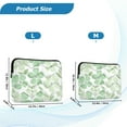 thumbnail image 4 of FORMRS 13-13.3 inch Laptop Sleeve Case Soft Carrying Quilted Computer Bag Cover, Green Floral, 4 of 7