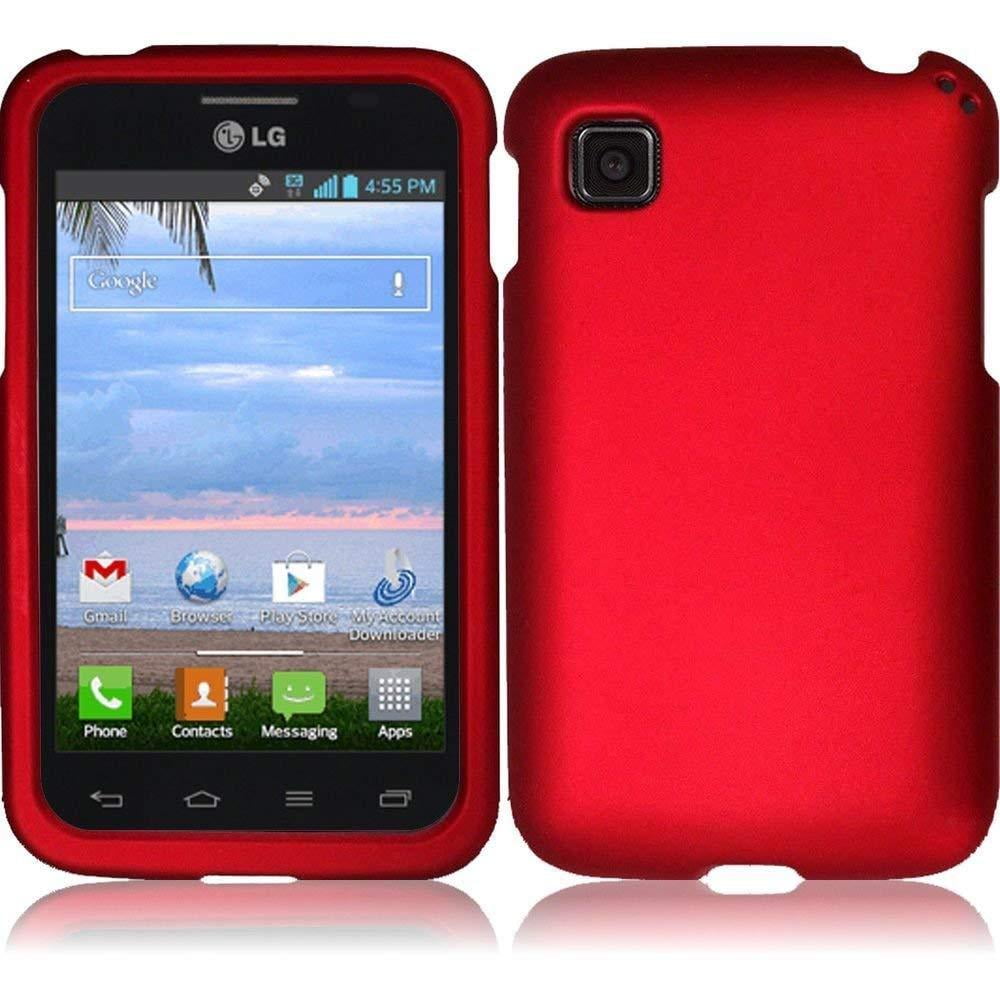Lg Optimus Dynamic Ii Lg39c L39c Red Slim Grip Snap On Rubberized Hard Plastic Cover Case For Lg Optimus Dynamic Ii Lg39c L39c Net 10 Tracfone By Epicdealz Usa Walmart Com Walmart Com