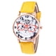 thumbnail image 1 of Reloj redondo, reloj de moda Reloj analógico de cuero redondo Máxima confiabilidad, 1 of 2