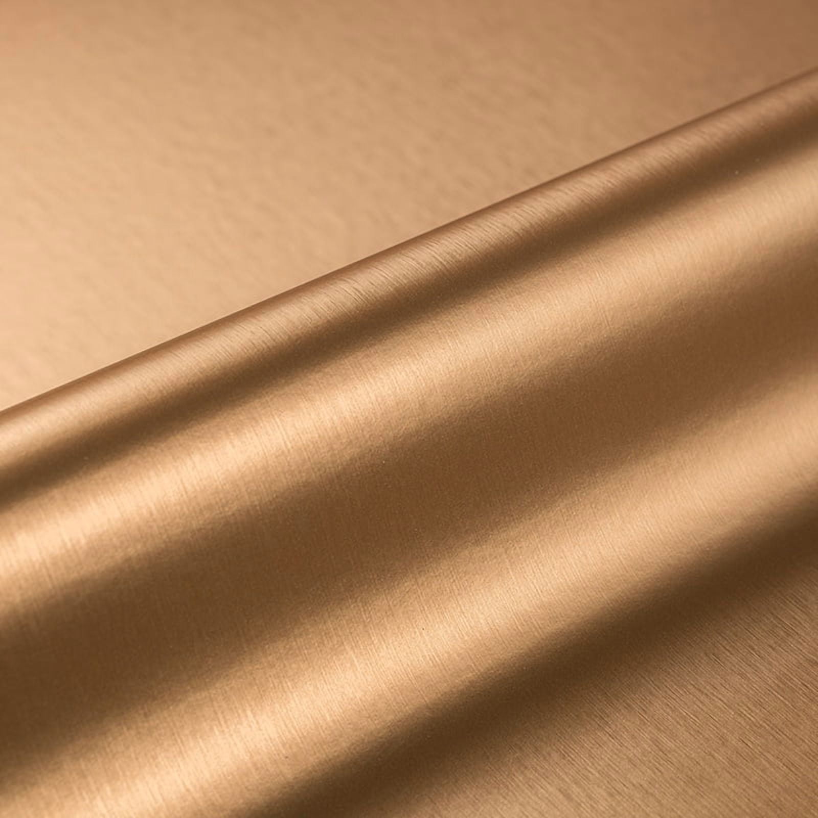 Brushed Metal Texture PET Peel and Stick Wallpaper Self Adhesive Waterproof Metallic Vinyl Finish for Wall Backsplash or Furniture Industrial Style Refrigerator Color Change 23.62 in*118/ 197 in