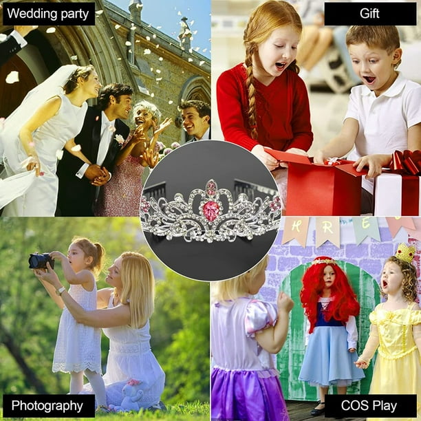 Silver Crystal Tiara Elegant Crown – Soho Style