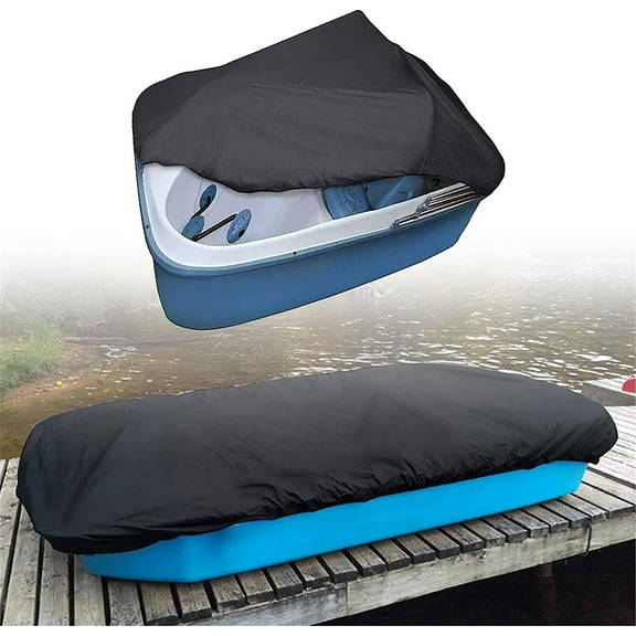 PET-U Pedal Boat Cover 420D Waterproof Fits 3 or 5 Person 115" L x 80" W