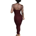 thumbnail image 5 of Sedceaty Women Casual Summer Dress, Solid Color Sleeveless Backless Slim Fit Sling Long Dress, 5 of 9