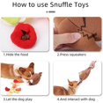 thumbnail image 3 of Dog Squeaky Educational Snuffle Toys, Pet Hide and Seek Plush Toy, Colorful Dog IQ Chew Toys, and Puppy Toys, Cute Interactive Plush Puzzle Toys, Bird, 3 of 4
