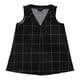 thumbnail image 1 of Alfani Blusa sin mangas con cuadrados para mujer, negro, XS, 1 of 1