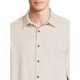 thumbnail image 4 of George Men’s Knit Button Down Shirt with Long Sleeves, Sizes S-3XL, 4 of 6