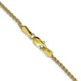 thumbnail image 3 of 10K Yellow Gold Spiga Wheat Chain Styles Necklace 1.7 mm 20 inch, 3 of 4