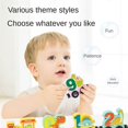 thumbnail image 4 of Magnetic Wooden Numbers Train Toys Set for Kids,Magnetic Number Alphabet Toys, 4 of 5