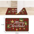 thumbnail image 6 of Jingle Bell Rugs Merry Christmas Doormat Winter Door Mat Outdoor & Indoor Rug for Christmas Decorations 30" X 17", 6 of 6