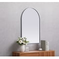 thumbnail image 6 of Metal Frame Arch Mirror 27x40 Inch in Brass, 6 of 7