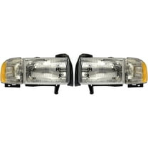 Dorman 1590121 Headlight Assembly for Specific Dodge Models, Pack of 2