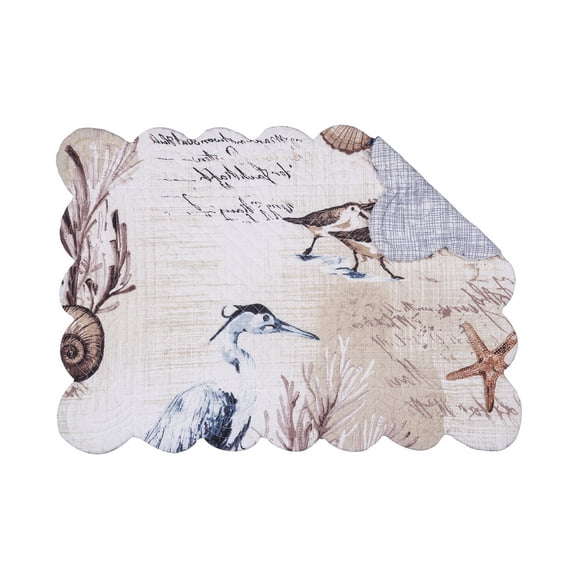 Brunswick Island 100% Cotton Single Placemat 13" x 19"