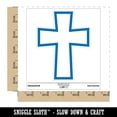thumbnail image 2 of Cross Angled Christian Church Religion Outline Car Window Bumper Water Bottle Phone Tablet Laptop Waterproof Vinyl Decal Sticker Set 5-Pack - Gloss Finish - 5.0", 2 of 7