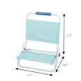 thumbnail image 3 of Mainstays Beach Sand Chair, Teal, 3 of 9