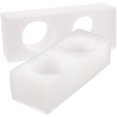 thumbnail image 2 of White EPE Pearl Wool Multihole Cup Holder Beverage Packing Stand for Storage Picnic 2pcs, 2 of 9